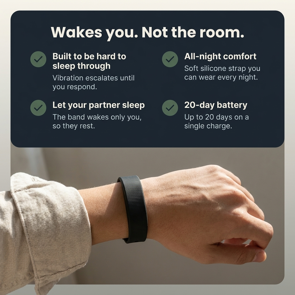 Felt Band - Silent Vibrating Alarm For Calmer Mornings