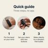 Felt Band - Silent Vibrating Alarm For Calmer Mornings