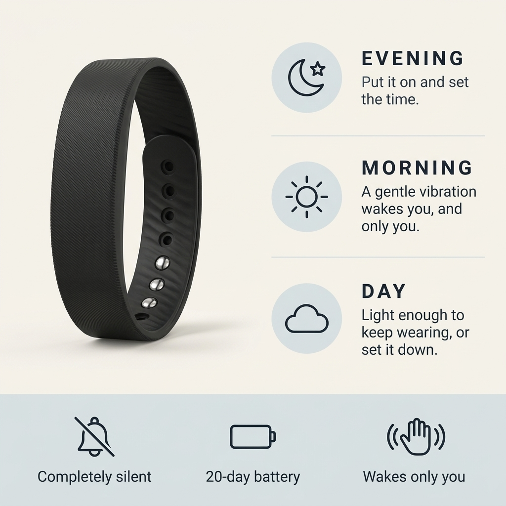Felt Band - Silent Vibrating Alarm For Calmer Mornings